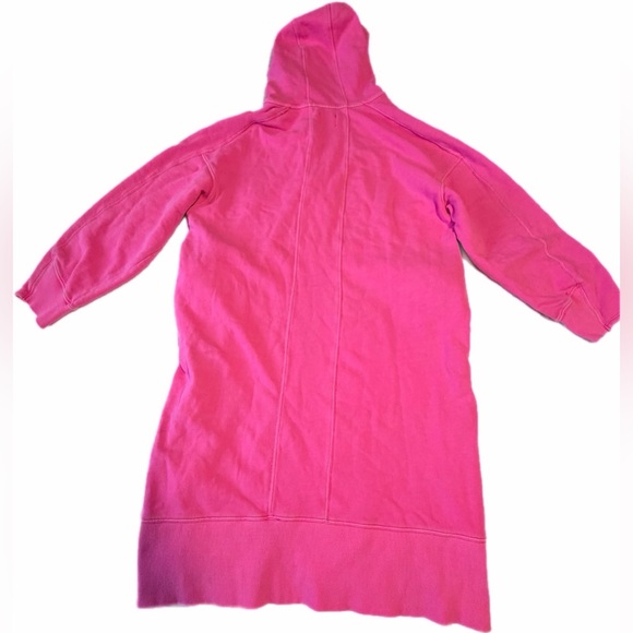 Free People Movement Spur of the Moment Solid Hoodie Dress Pink medium - Picture 11 of 13